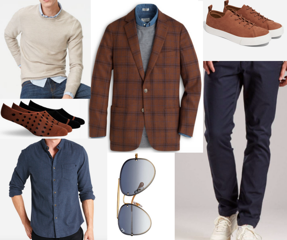 Casual sport coat outlet look