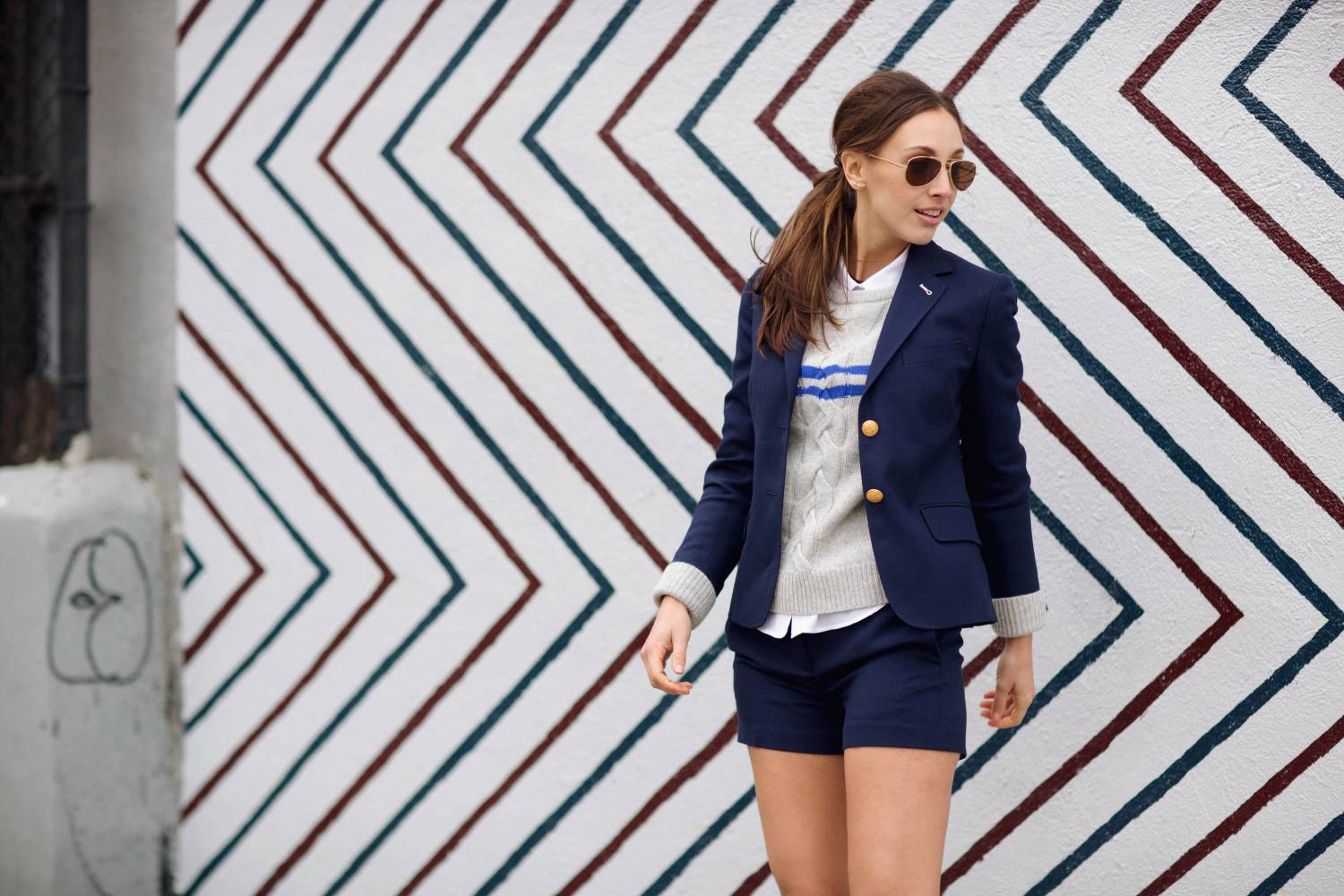 style girlfriend, megan collins, gant rugger, girls in gant rugger