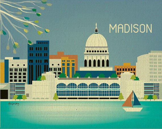 Guide to Madison Wisconsin, madison wi, madison wisconsin, madison etsy, madison style girlfriend