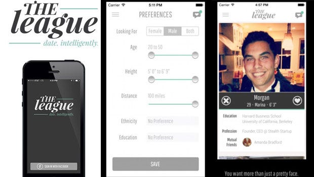 tinder, hinge, happn, bumble, the league, dating apps, dating, dating app dive