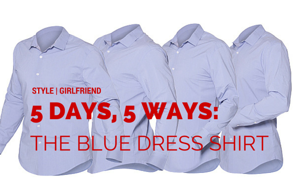 ways to wear a blue dress shirt, men's blue dress shirt, men's work wardrobe, weekday wardrobe