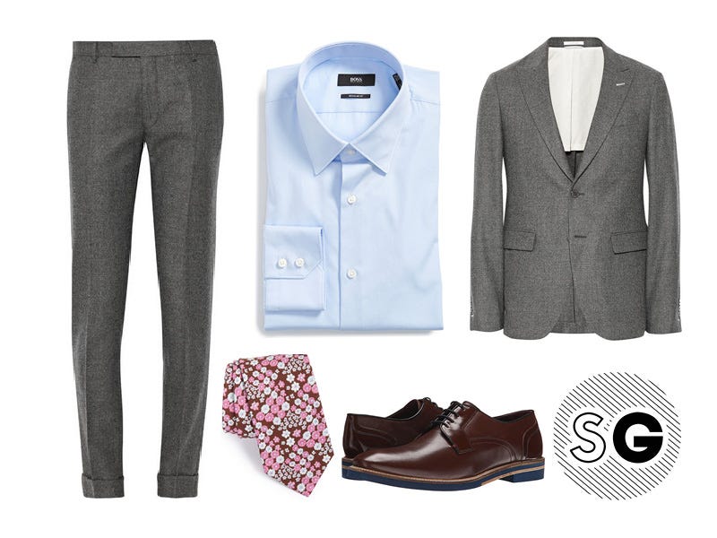 5 Days, 5 Ways: Wearing a Grey Suit for Summer Weddings | Style Girlfriend