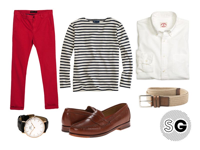 how to wear breton stripes