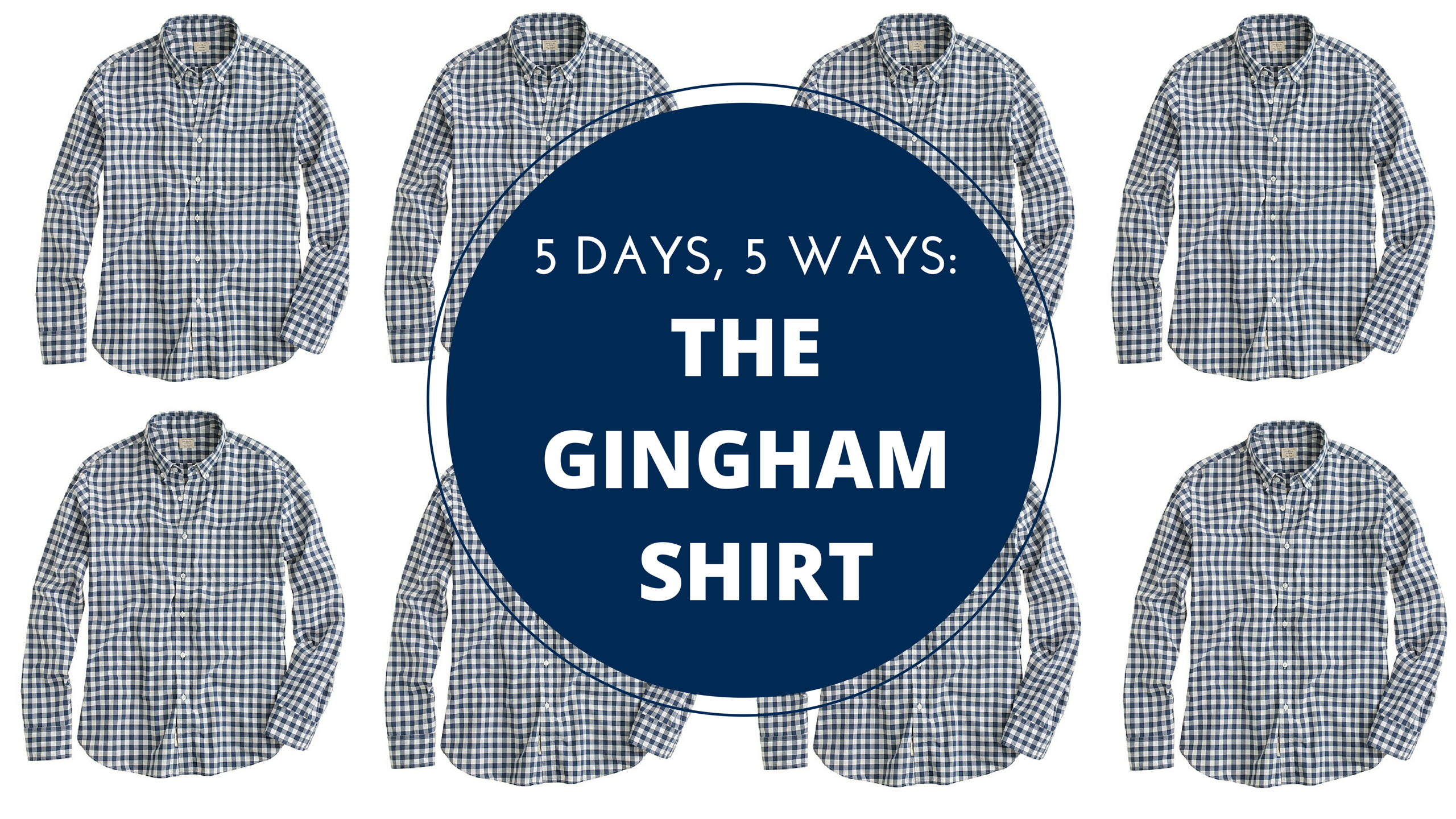 How to style a gingham shirt • BrightonTheDay
