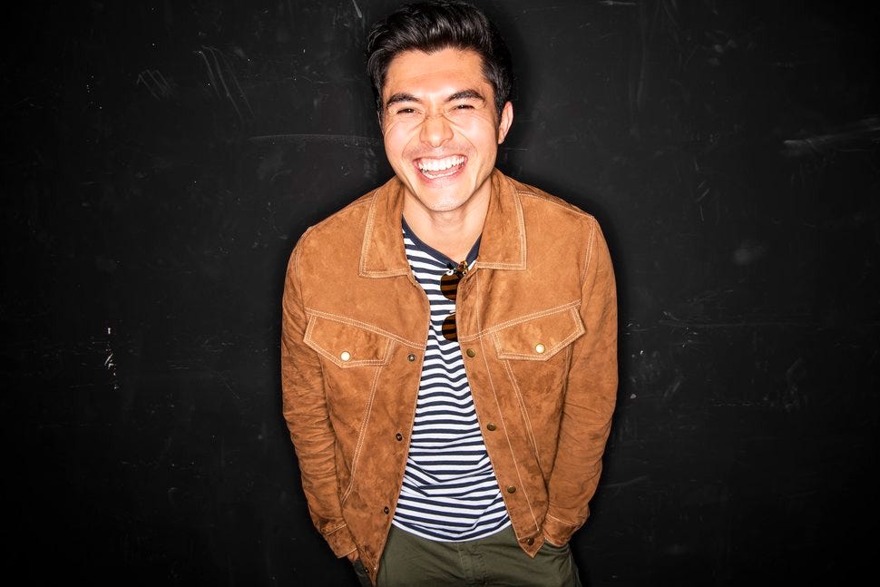 henry golding casual style