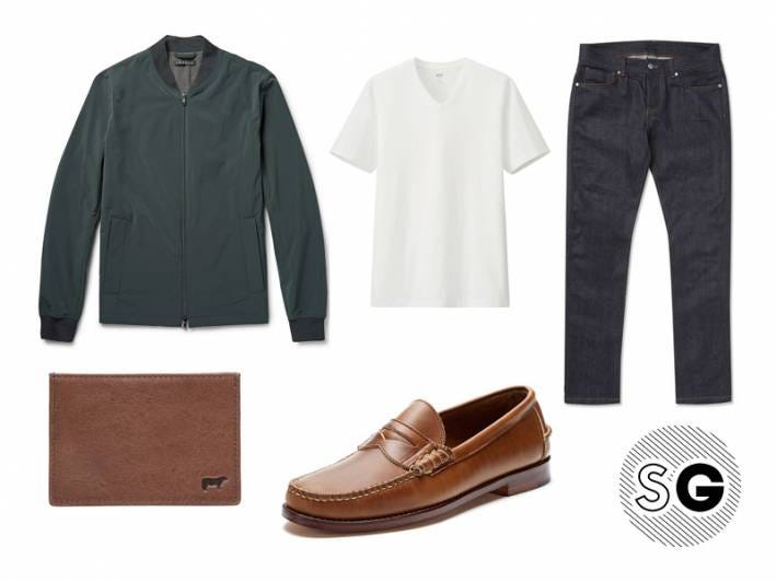 penny loafers outfit