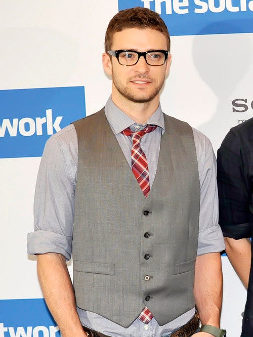 justin timberlake wearing vest