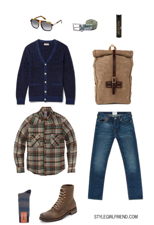 men's winter boots outfit ideas