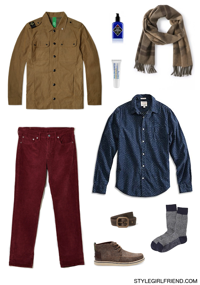 Fall Outfit Idea: Styling Brown Corduroy Pants - Add Textures to