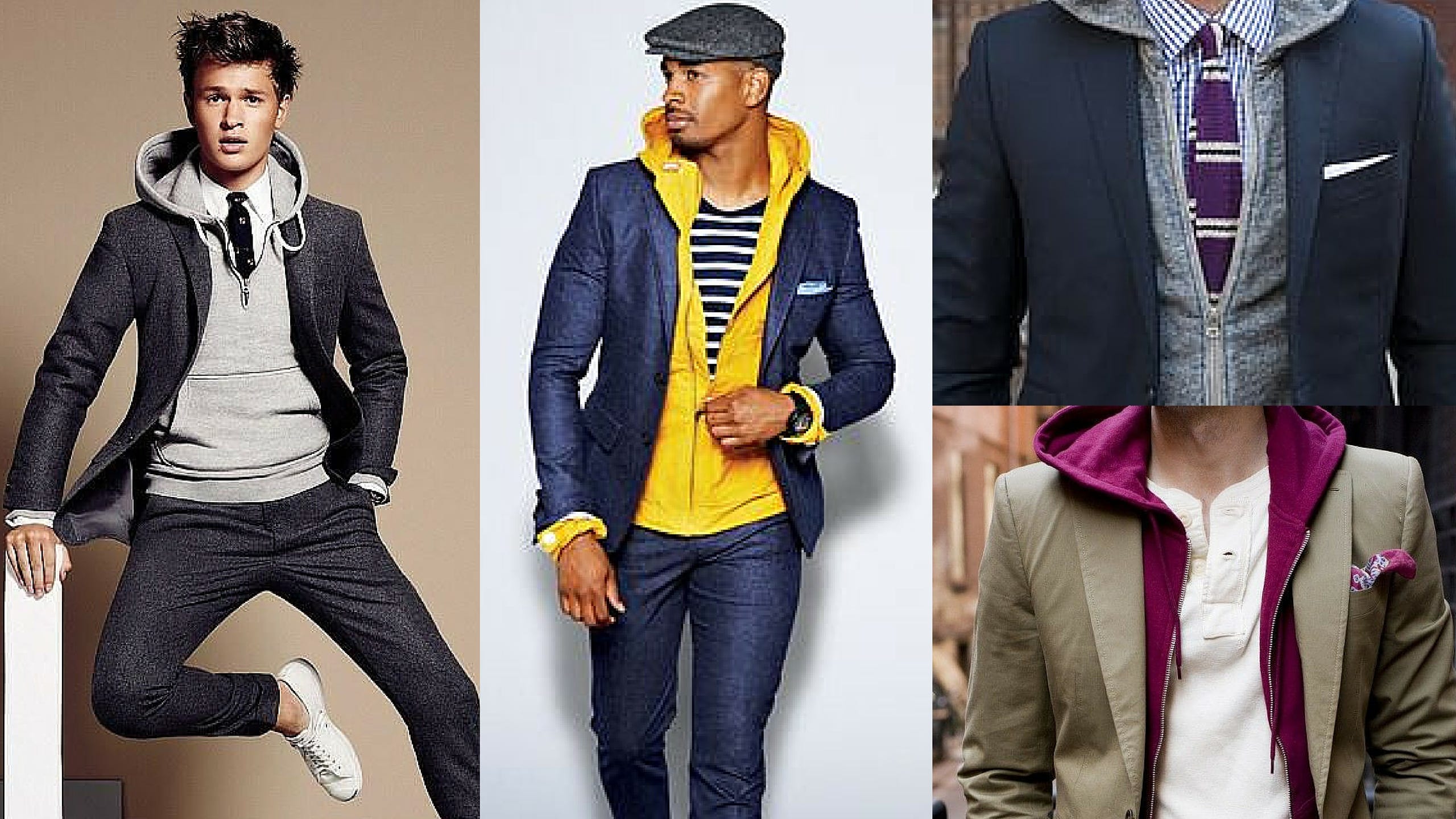 Steal His Look: #Menswear-Ready Hoodie Under a Suit | Style Girlfriend