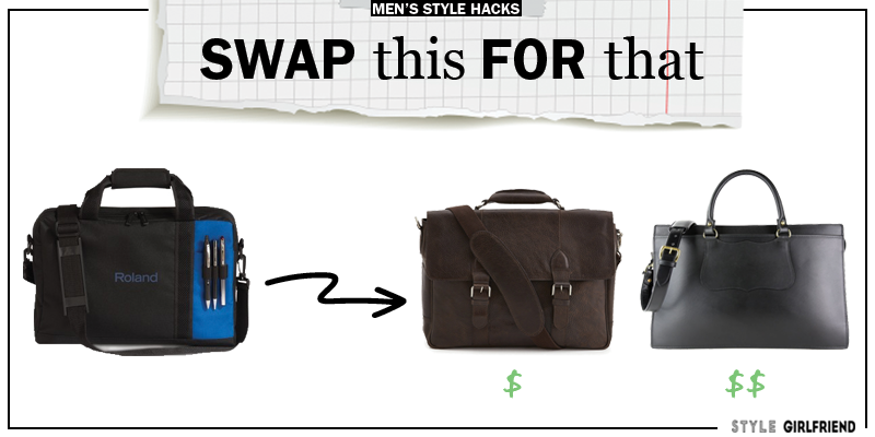 style upgrade, style swaps, swap this for that, sunglasses, briefcase