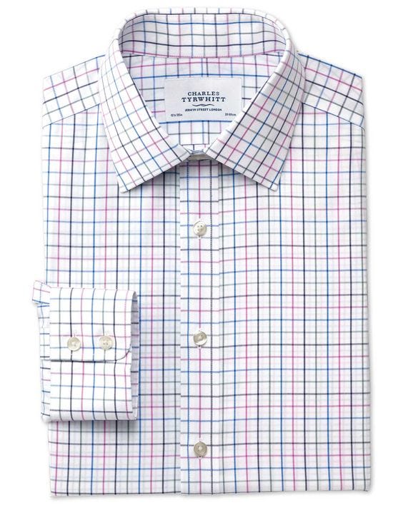 check, shirt, charles tyrwhitt, check shirt