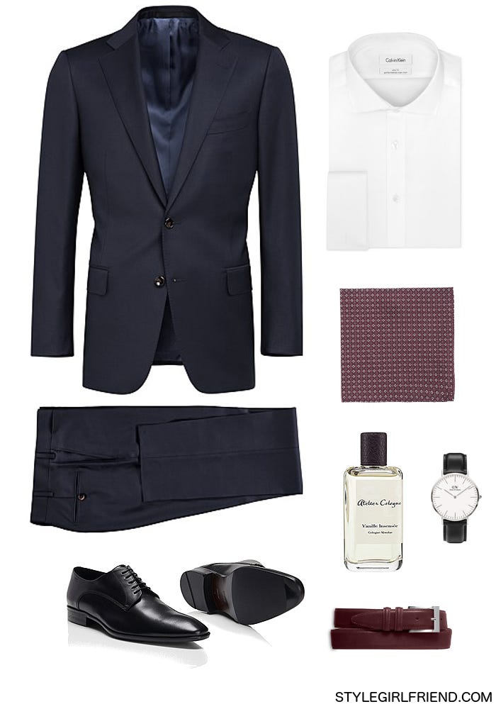 menswear, suiting, summer suit, navy suit
