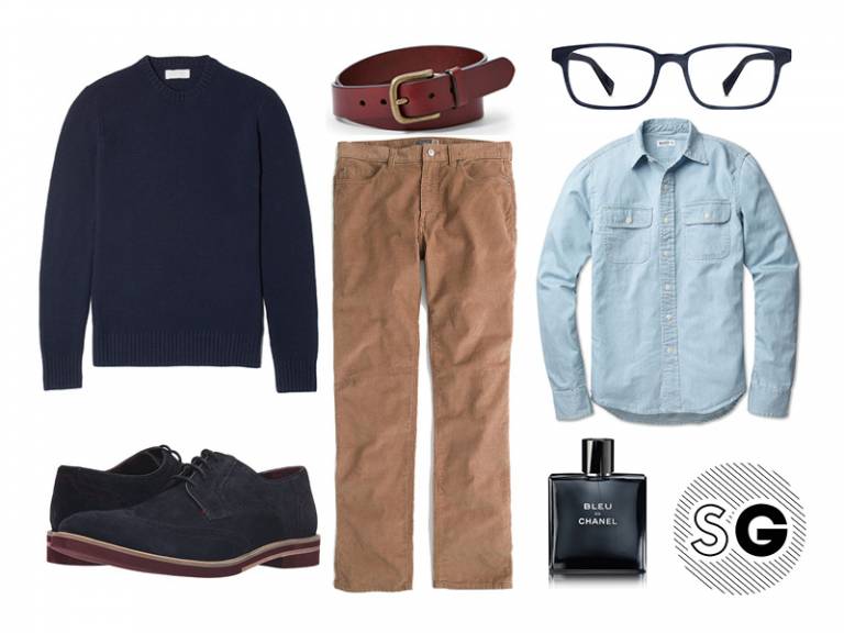 5 Men's Corduroy Pants Outfits | guys' cold weather style