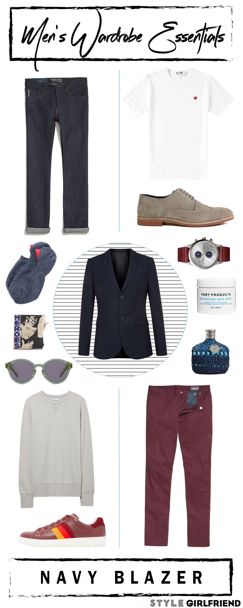 Men's Wardrobe Essential: The Navy Blazer - Style Girlfriend