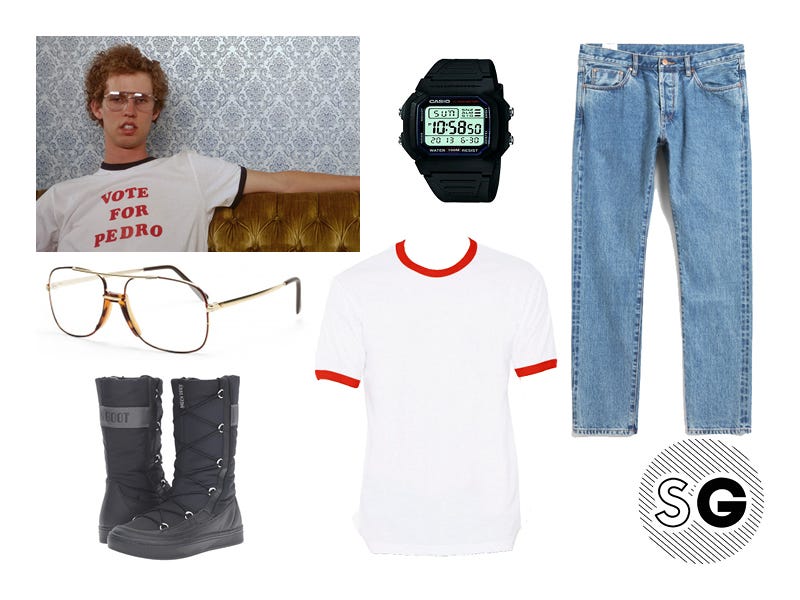 napoleon dynamite, halloween costume, ringer tee