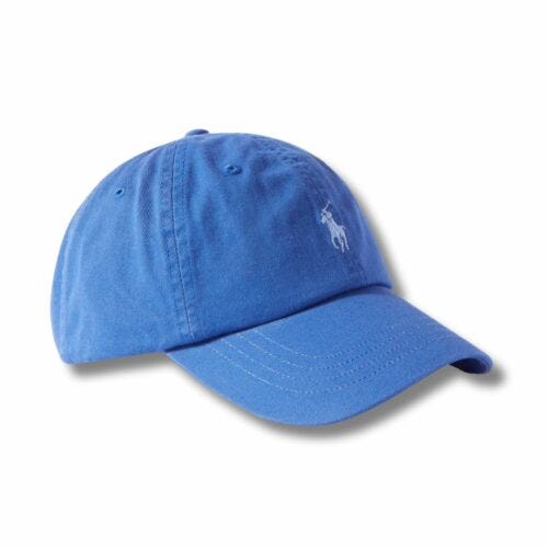 blue polo ralph lauren cap