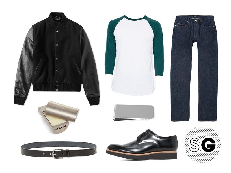 raglan, bomber, leather jacket, money clip, le labo