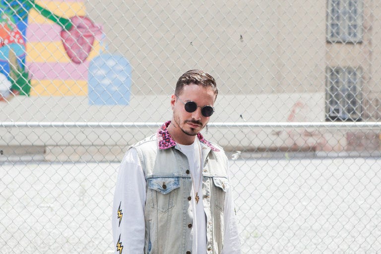 J Balvin's Style at New York Fashion Week