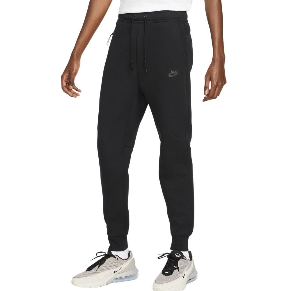 nike tech fleece jogger pants in black