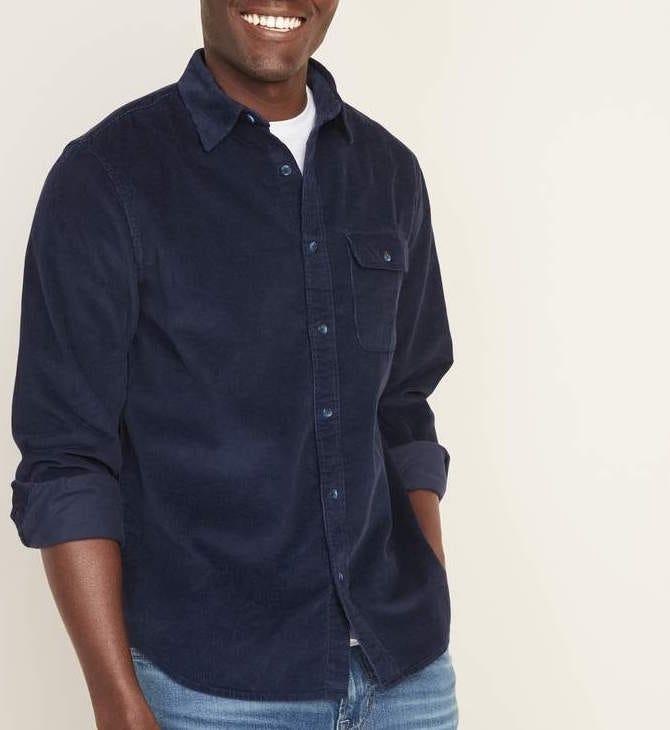 corduroy shirt, best men's fall style