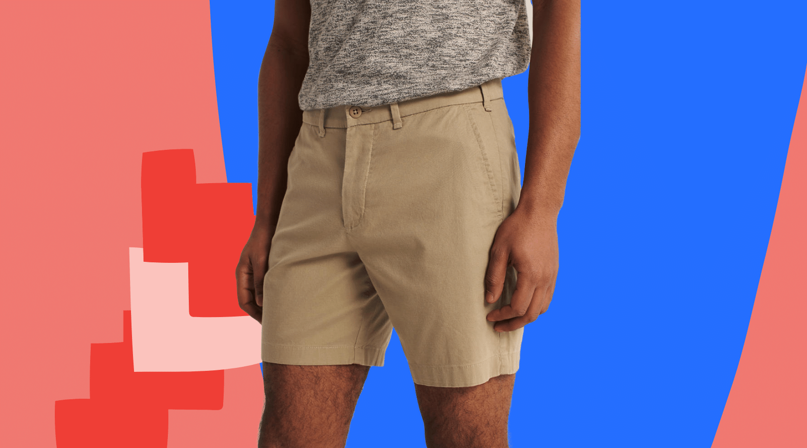 abercrombie and fitch khaki chino shorts