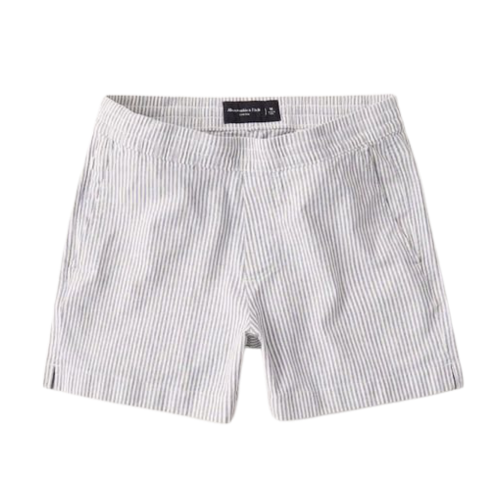 abercrombie & fitch linen pull-on shorts