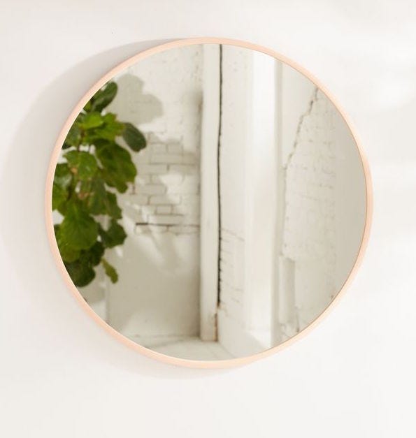 oversize round mirror