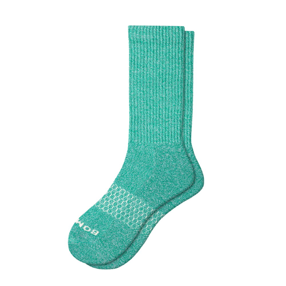 emerald green bombas calf socks