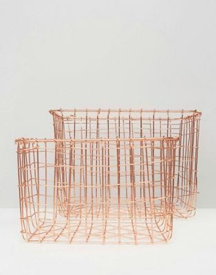 wire decorative baskets