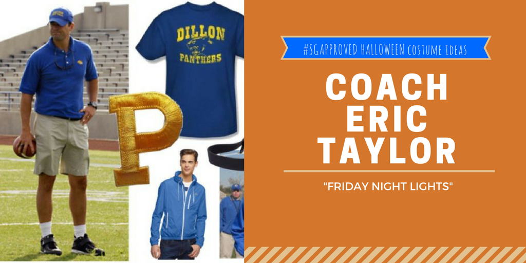 last-minute halloween costume ideas, coach taylor, friday night lights