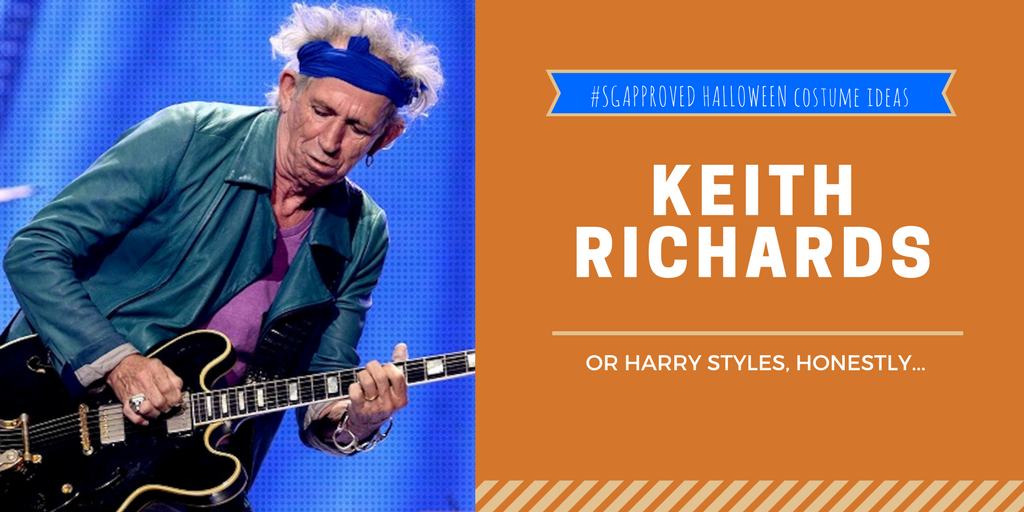 last-minute halloween costume ideas, keith richards