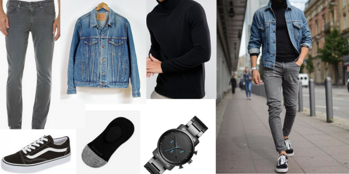 men's winter date night outfit