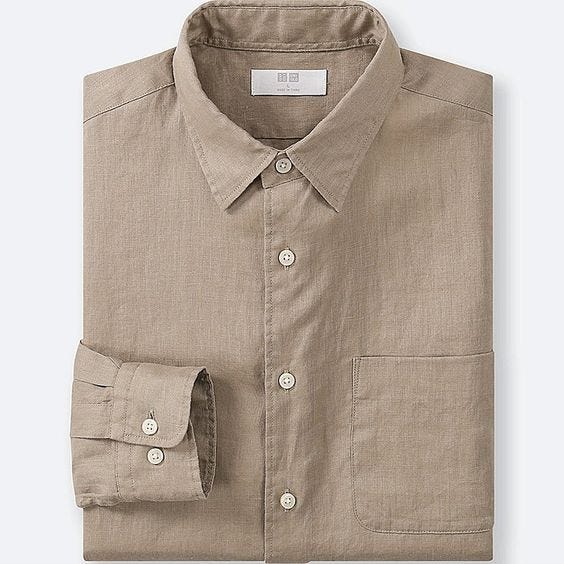 uniqlo linen shirt