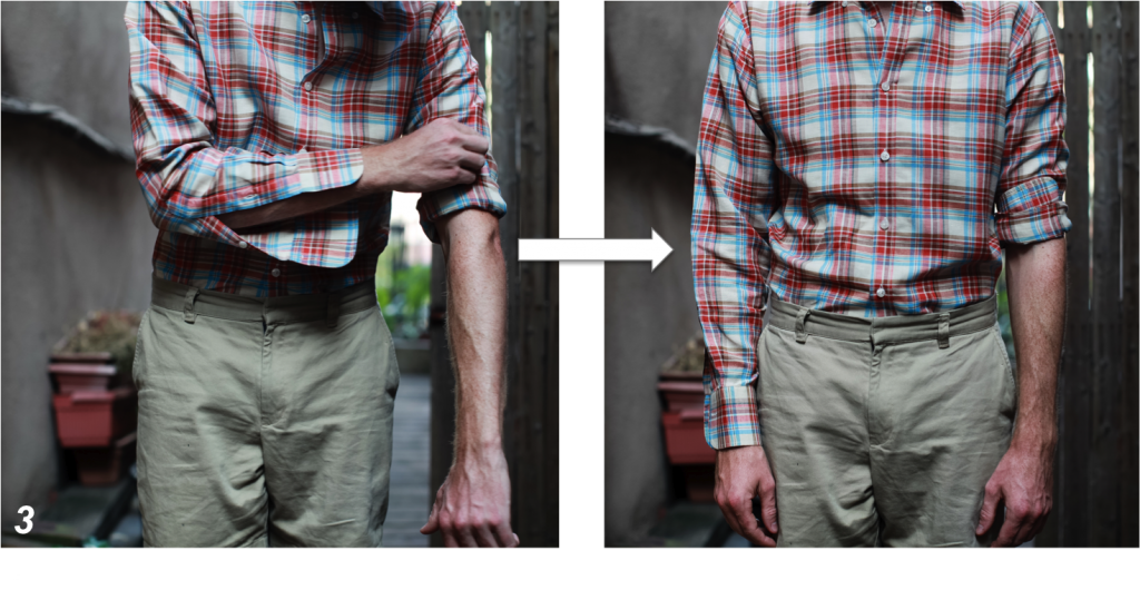 how to roll your shirt sleeves tutorial