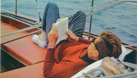 jkf reading on a boat