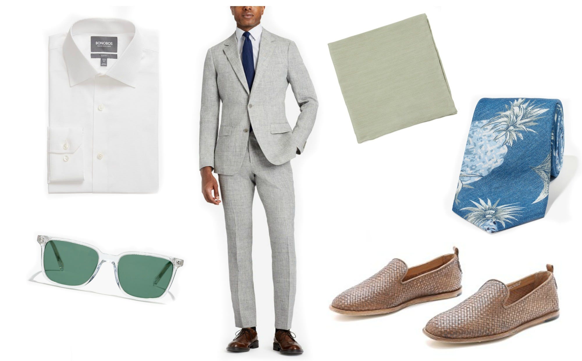 beach semi formal attire male