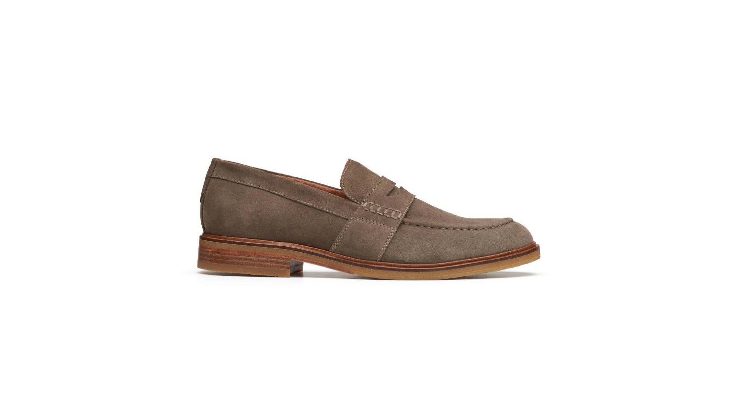 clarks suede loafers