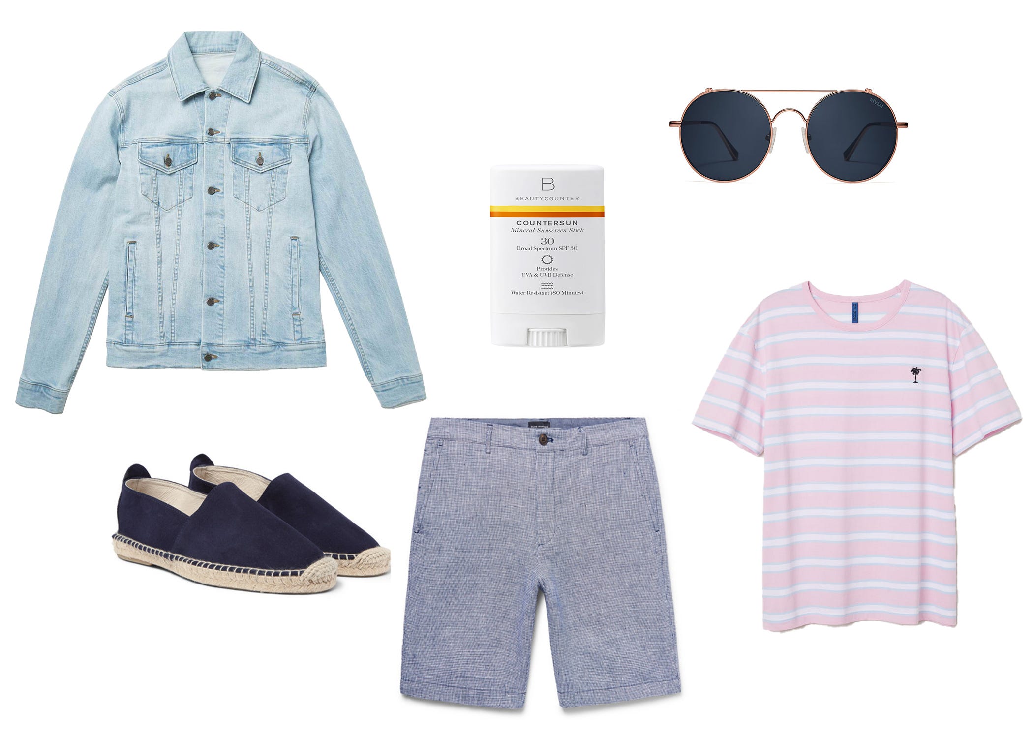 casual summer outfit for men