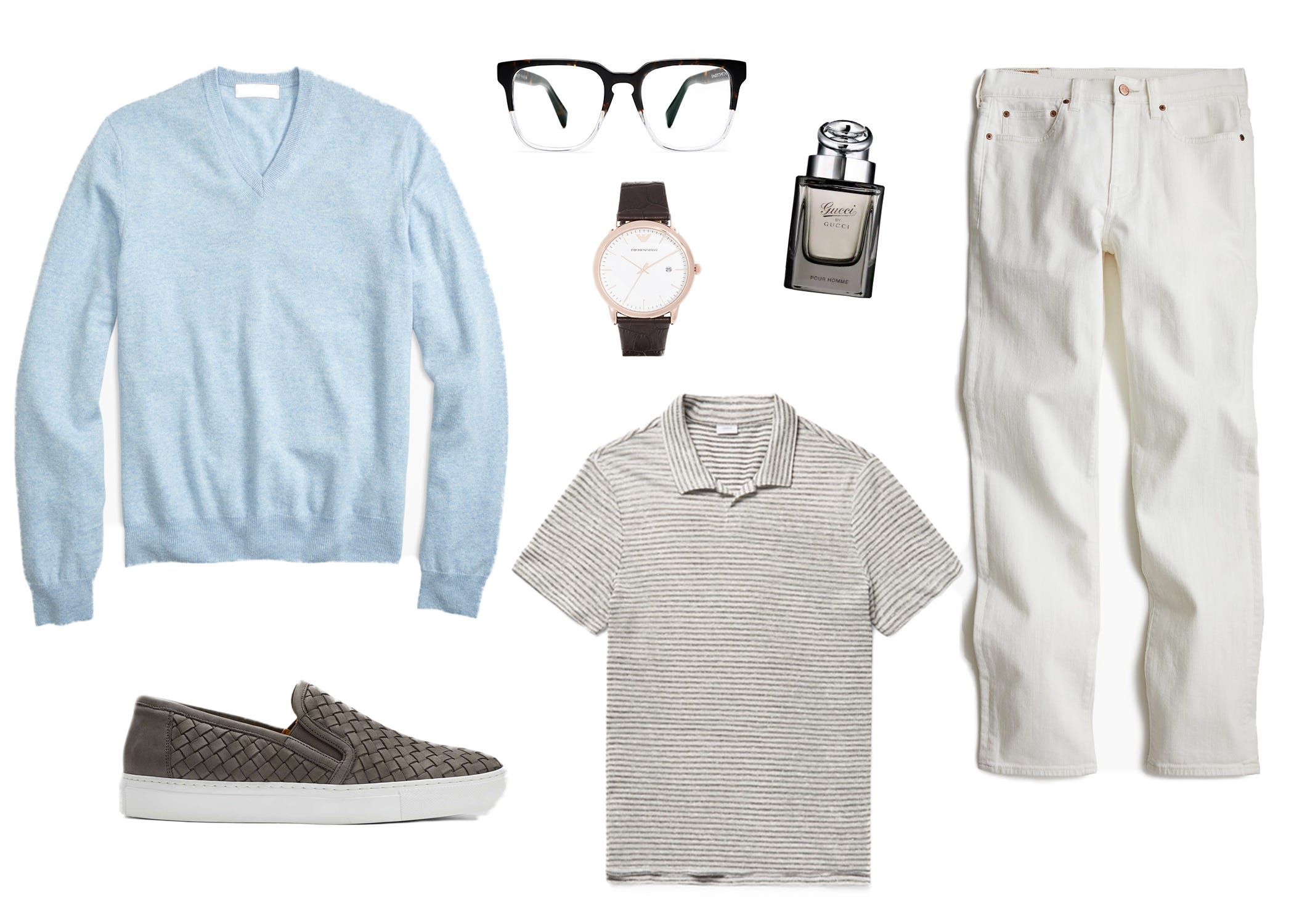 White jeans in winter: GQ Style Guide