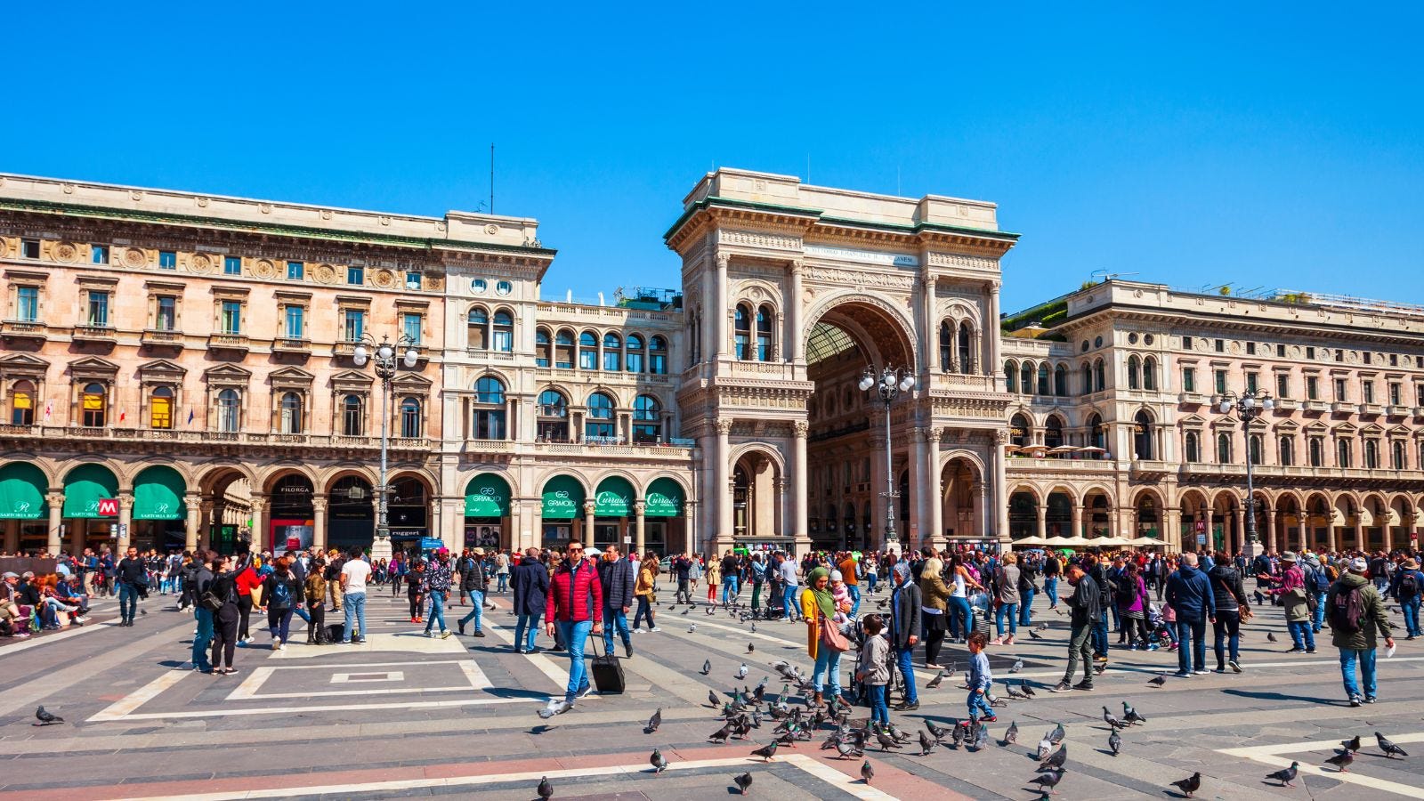 Italian piazza