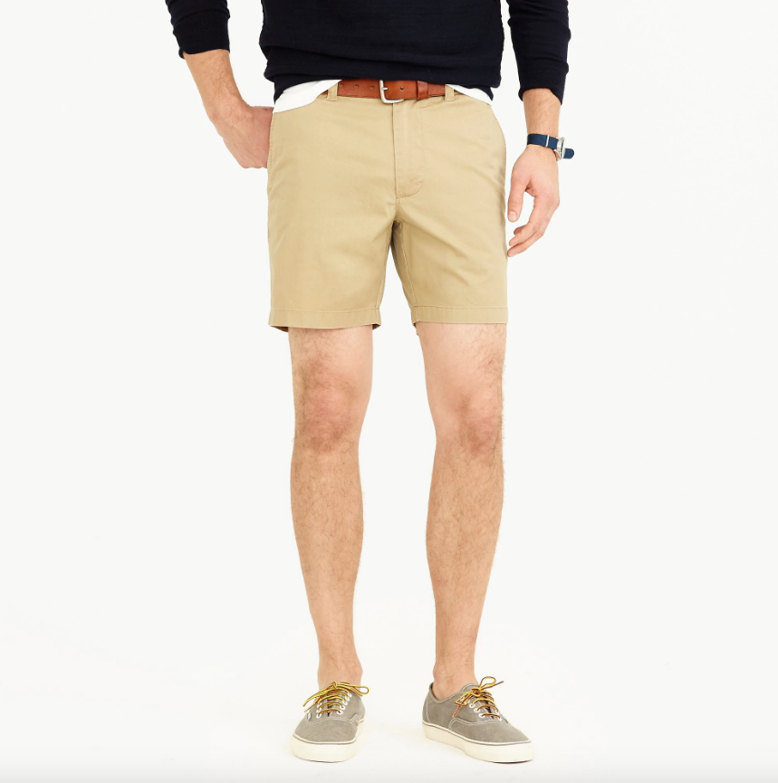 Best shoes to hot sale wear with khaki shorts