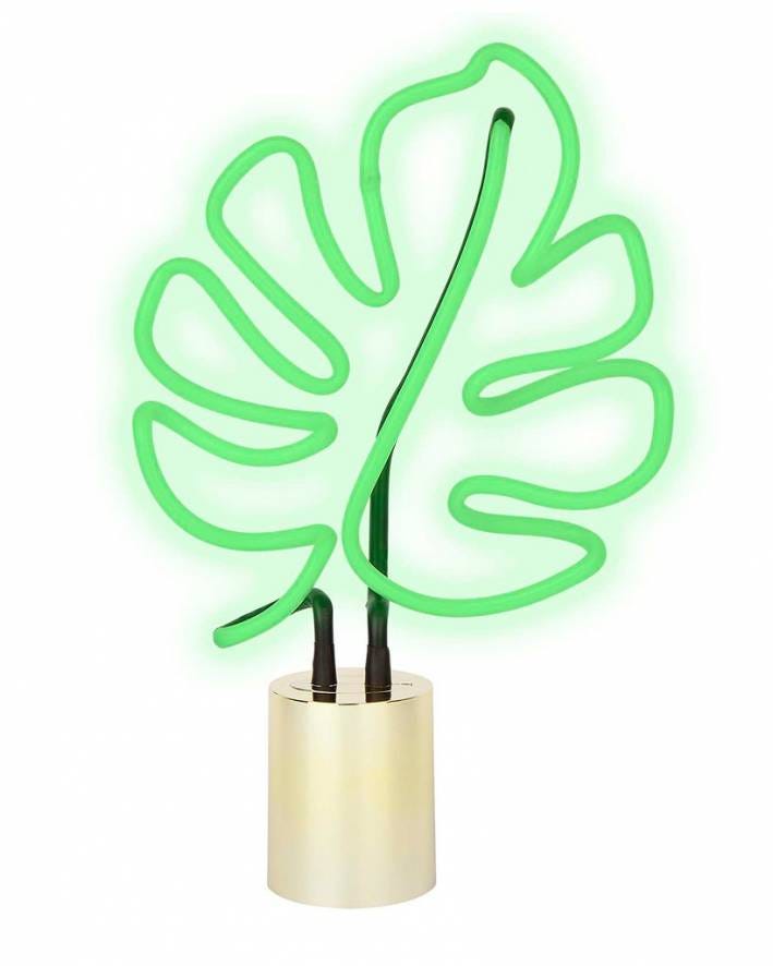 neon plant lamp