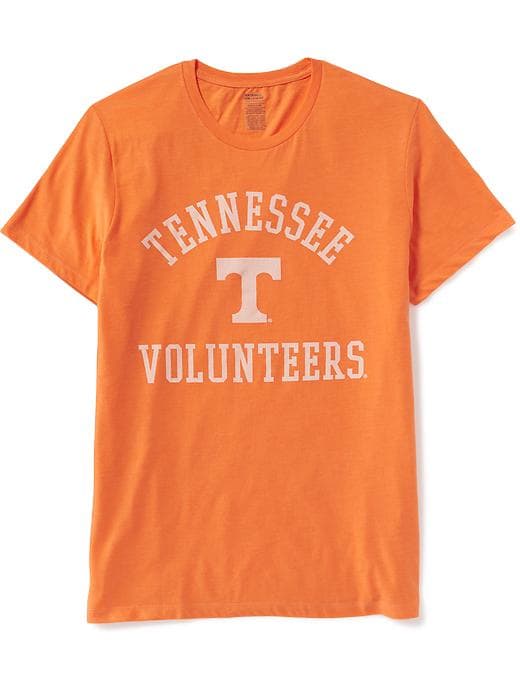 tennessee old navy t-shirt, stylish college sports fan apparel