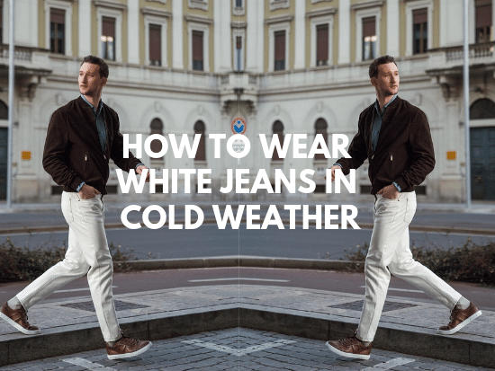 winter white pants outfit