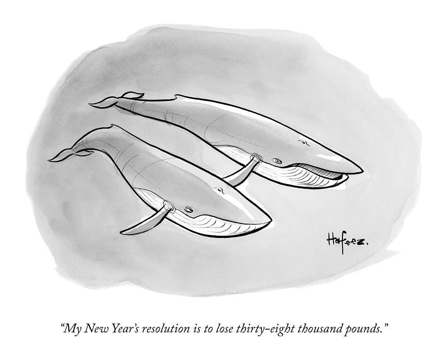 new yorker whale cartoon