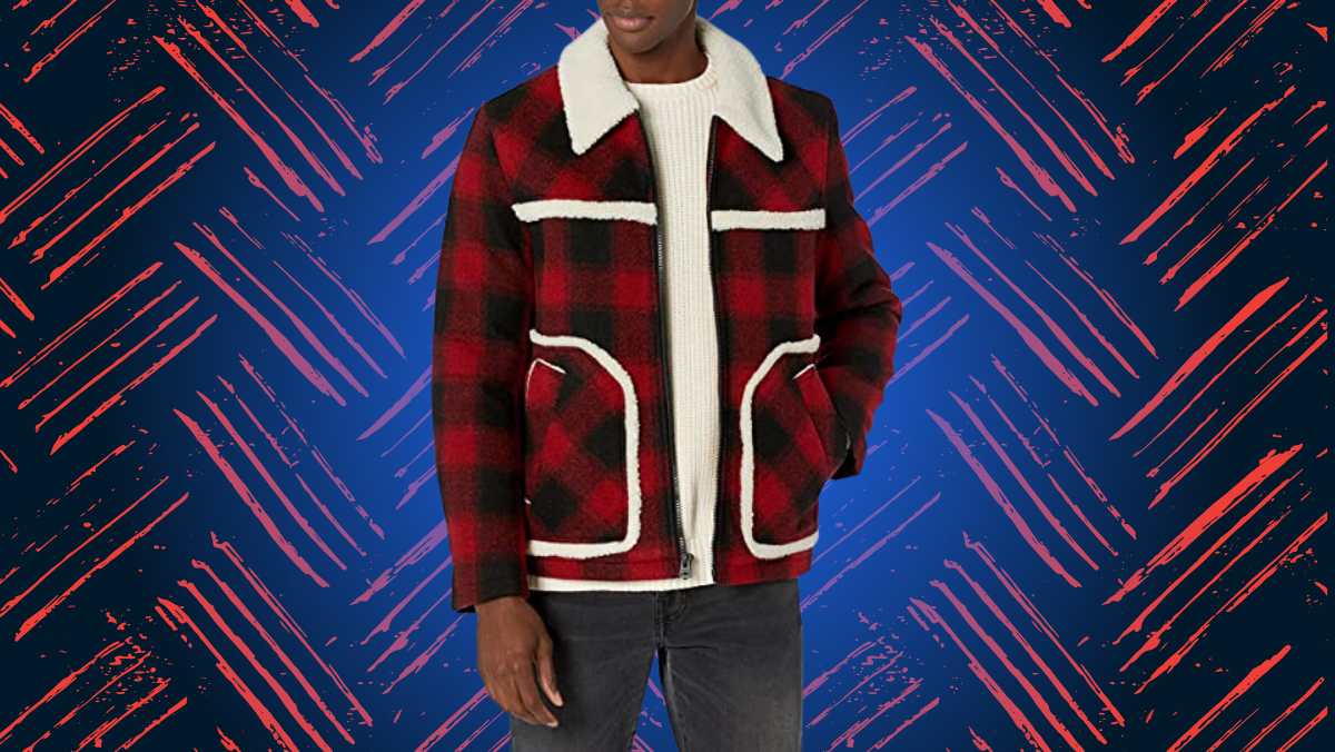 levi's buffalo plaid rancher jacket, men's winter style