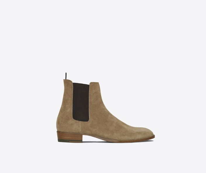 mens sand suede chelsea boots