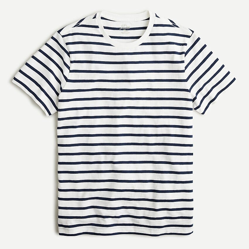 j.crew striped t-shirt