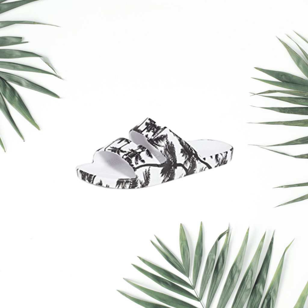 freedom moses palm print sandals